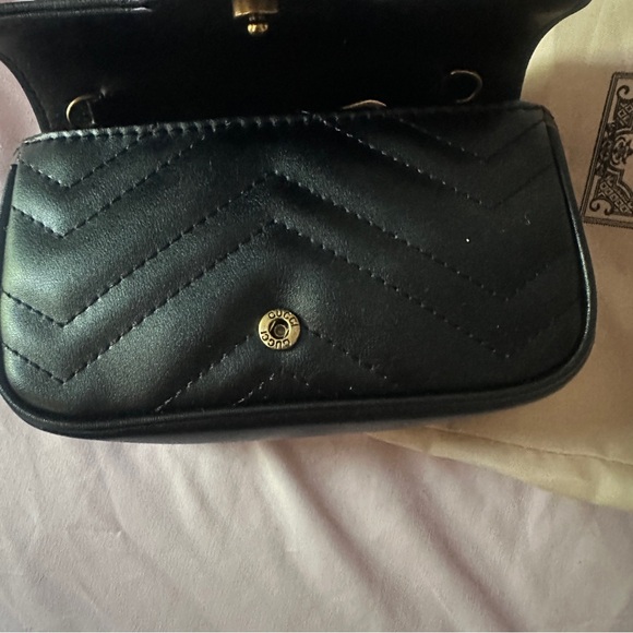 Designer inspired classy leather crossbody chrome hardware bag ❌❌ - Picture 13 of 16